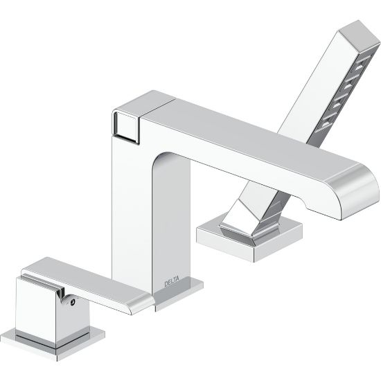 Picture of T3767 3 HOLE ARA ROMAN TUB W/ HANDSHOWER