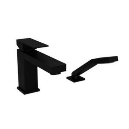 Picture of B05126900KK REC 2PCS ROMAN TUB W/HS BLK