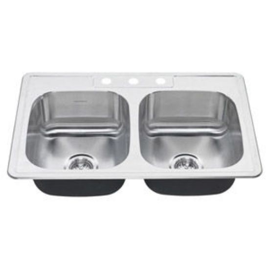 Picture of 22DB6332283S075 COLONY SS SINK 3H W/DRN