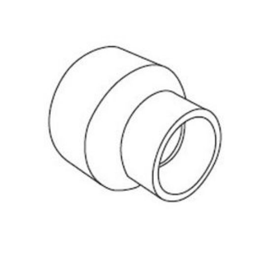 Picture of 359458 2X1-1/2 CPVC RED COUPLING AQUARIS