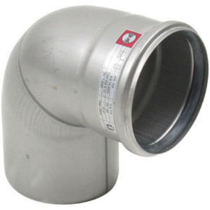 Picture of 820.090.110S 4"X90 ELBOW SS