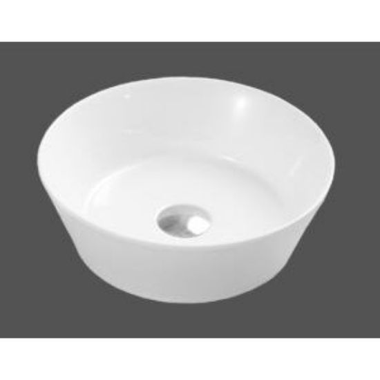 Image sur TR1279W LAVABO LION BLANC MAT