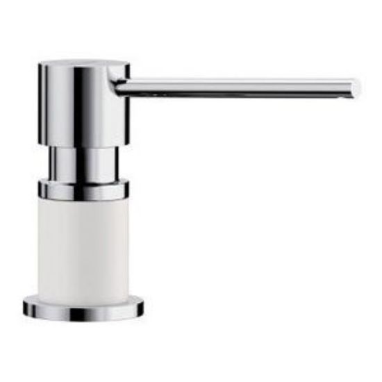 Picture of 402307 LATO SOAP DISPENSER CHROME/WHITE
