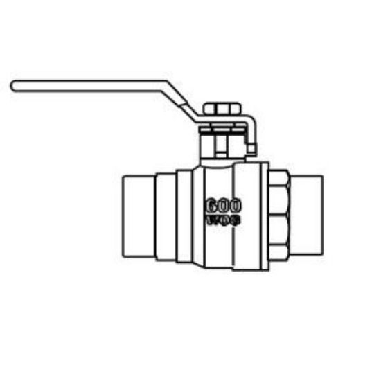 Picture of N++ 13205 3/4" CXC BALL VALVE 600WOG