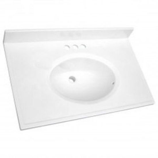 Picture of OV31194107S 31X19 4CC STH MRBL OV SI WHI