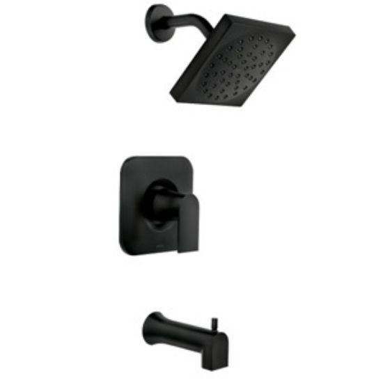 Image sur 82760BL GENTA BAIN DOUCHE NOIR