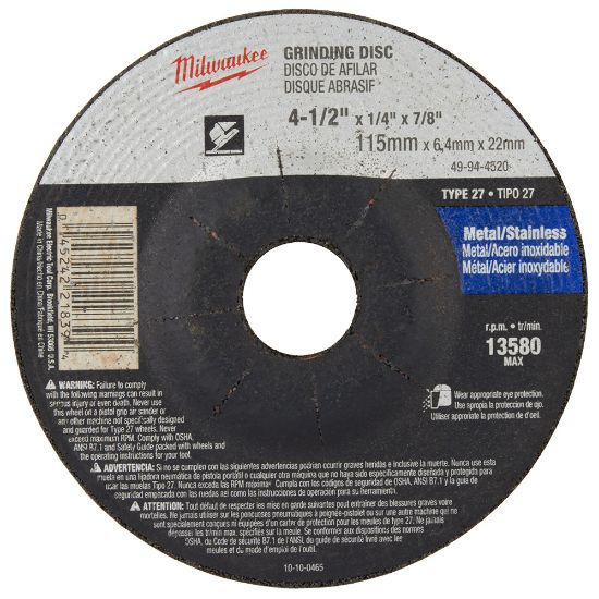 Image sur 49-94-4520 4 1/2X1/4X7/8" DISQ ABRA