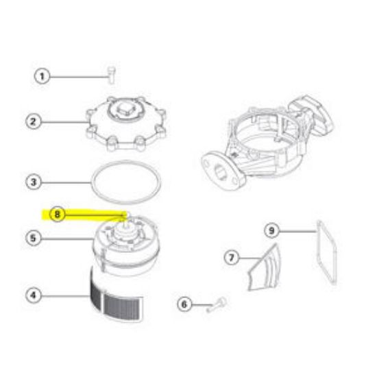 Picture of 9097-000 1-1/2" CNTRL BLOCK ASSY