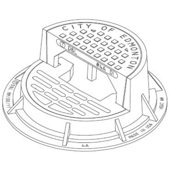 Picture of C++ F36 (A) CB FRAME & 2-PC GRATE DIPPED
