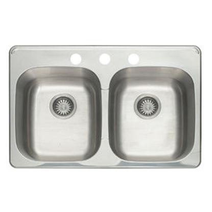 Picture of PFT312183 SS DI KITC SINK DBLE BOWL