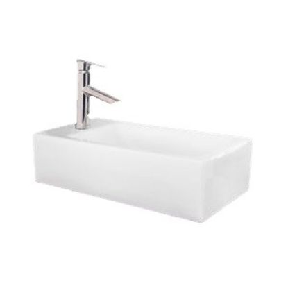 Picture of 130074W 19X10X5 1H RECT VSL SINK WHI