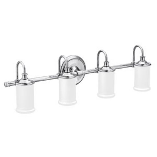 Image sur YB6464CH BELFIELD LUMINAIRE 4 GLOBE CHR