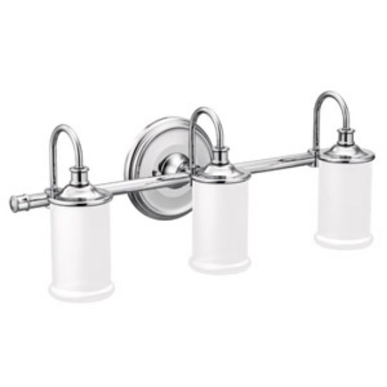 Image sur YB6463CH BELFIELD LUMINAIRE 3 GLOBE CHR