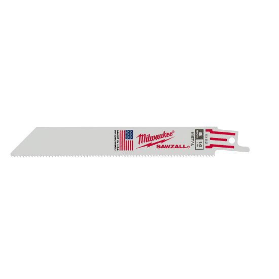 Picture of 48008182 (25) 6" 14TPI RECIP BLADE SAWZ