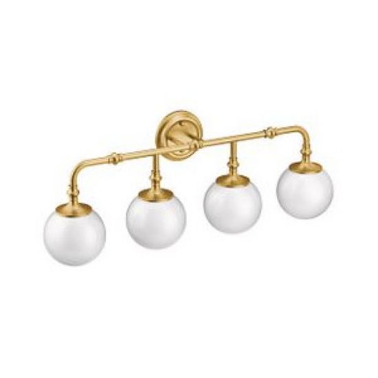 Picture of YB0564BG COLINET FOUR GLOBE LIGHT BG