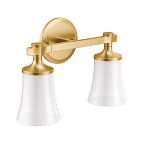 Picture of YB0362BG FLARA TWO GLOBE LIGHT BG