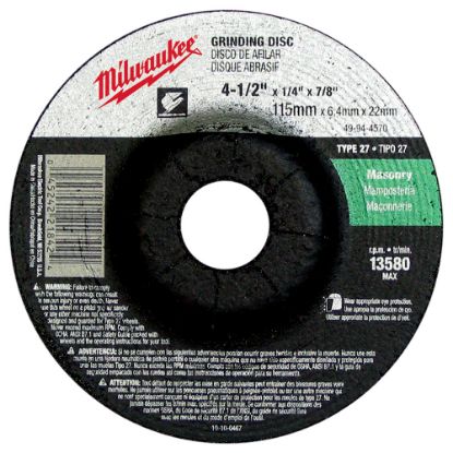 Image de 49-94-4570 4 1/2X1/4X7/8" DISQ ABRA