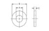 Picture of 1/2 X 1-3/8 FLT WSHR ZN 50PK
