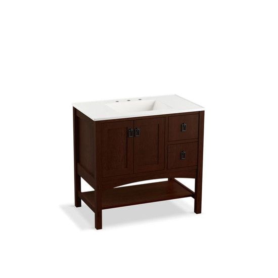 Picture of C++ 99556R1WG MARABOU VANITY 36 2 DR 2DW