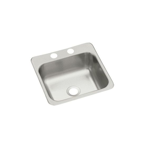 Picture of B155-2 15X15 BAR SINK 2-HOLE