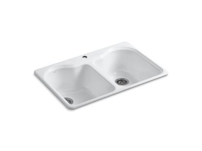 Picture of 581810 HARTLAND DBL EQUAL SR SINK 1 HOLE