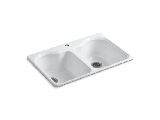 Picture of 581810 HARTLAND DBL EQUAL SR SINK 1 HOLE