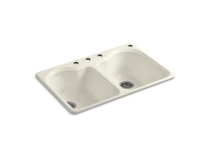Picture of 5818496 HARTLAND DBL EQ SR SINK 4 HOLE