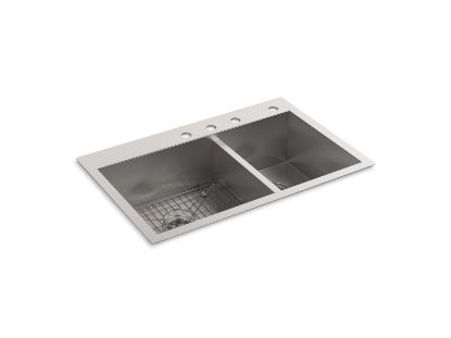 Picture of 3823-4-NA VAULT OFFSET SINK 4-HOLE