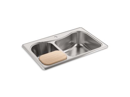 Picture of 33611NA STACCATO 33X22 LG/MED SS SINK 1H