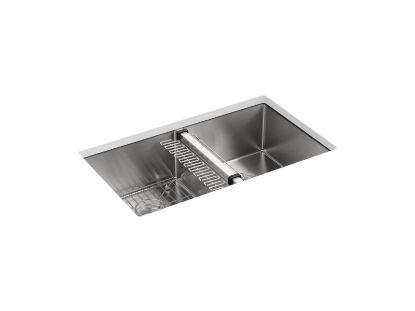 Picture of 5281NA STRIVE U/C DBL EQUAL SINK W/RACK