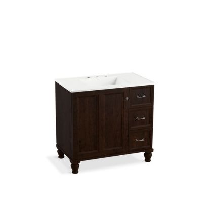Picture of C++ 99520LGR1WB DAMASK VAN 36 1 DR 3 DWR
