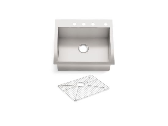 Picture of 3822-4-NA VAULT SINGLE BASIN SINK 4-HOLE
