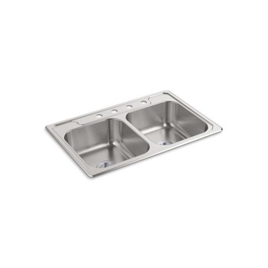 Picture of 147074NA MIDTON 33X22x7 DBL EQUAL SINK