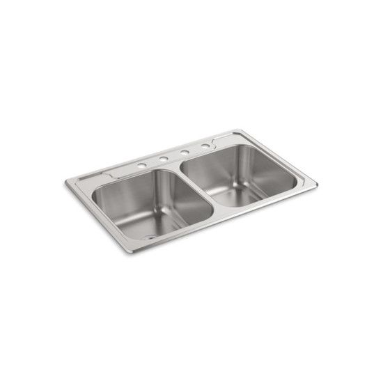 Picture of 147084NA MIDTON 33X22x8 DBL EQUAL SINK