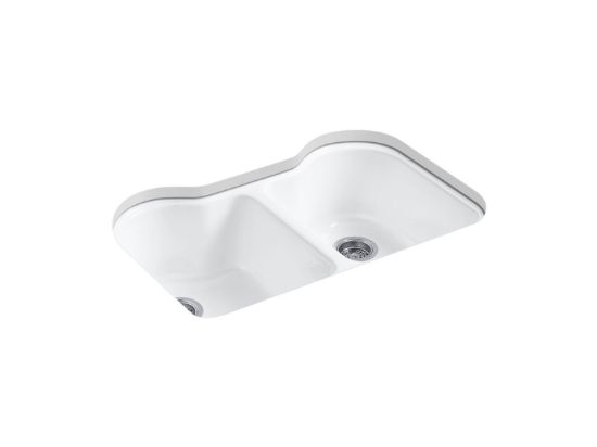Picture of 58185U0 HARTLAND DBL EQ UC SINK 5 HOLE