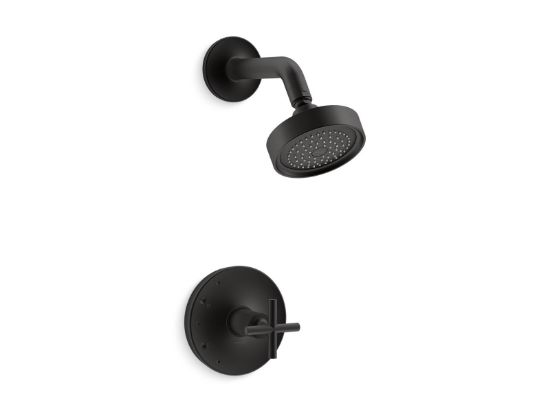 Picture of TS14422-3-BL PURIST SHOWER TRIM-CROSS