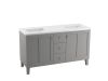 Image sur 99537LG1WT POPLIN VAN 60 2 PRT 3 TIR PAT
