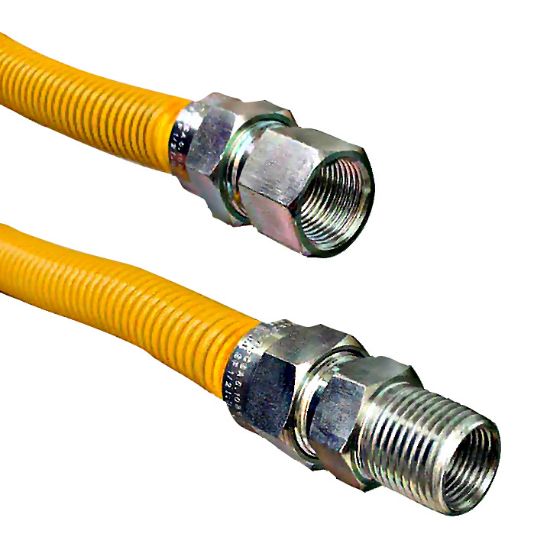 Picture of G71119C 5/8ODX18" 1/2FPTXMPT SS GAS CON
