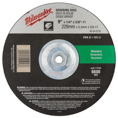 Image de 49-94-9025 9X1/4X5/8 11" DISQ MEUL
