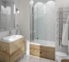 Picture of JUNA 32X66 AFR BATH LDRN FLG&SKT WHI