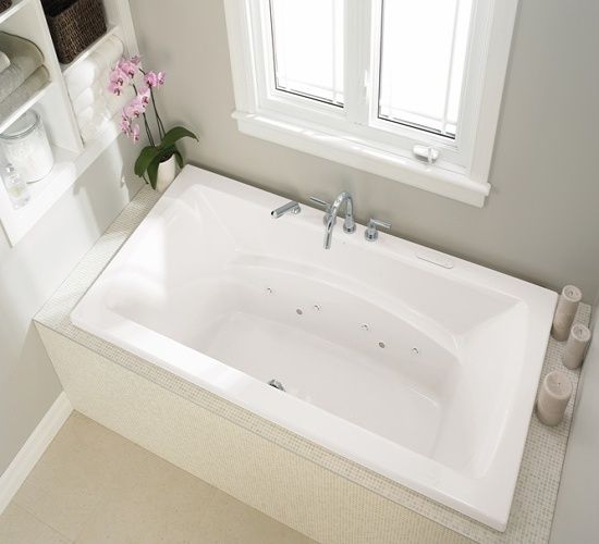 Picture of BELIEVE 42X66 WHRL BATH WHI