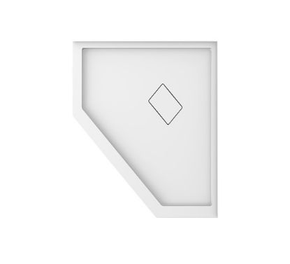 Picture of C++ BDALC3838 ALC 38X38 SHWBS W/FLG WH