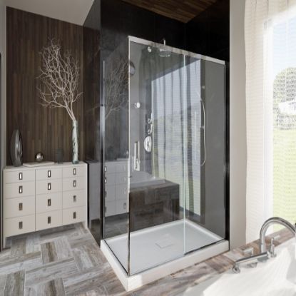 Picture of SELLA 36X60 SLID SHOWER DOOR CHR/CLR