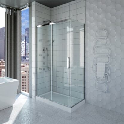 Picture of SELLA 32X60 SLID SHOWER DOOR CHR/CLR
