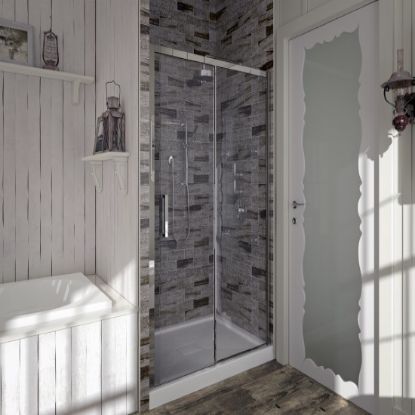Picture of SELLA 48 SLID SHOWER DOOR CHR/CLR