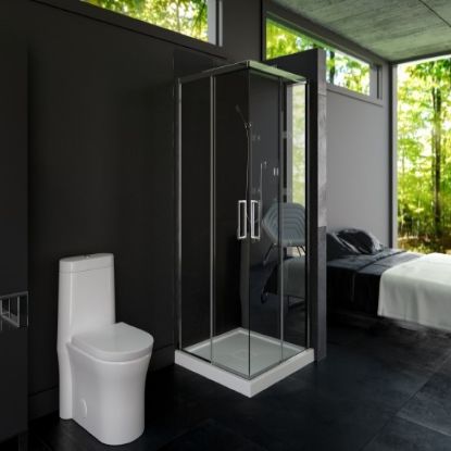 Picture of SELLA 36X36 SLID SHOWER DOOR CHR/CLR