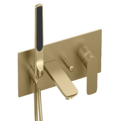 Picture of B45200200LL WM TUB FAUCET W/HNDSHW S/B