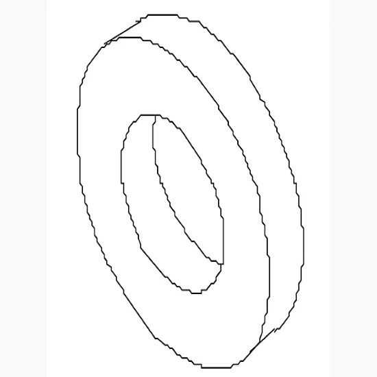 Image sur 64212 1/4 RONDELLE PLATE