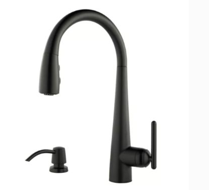 Picture of GT529SMB LLC LITA PD KITCH FAUCET MA/BLK
