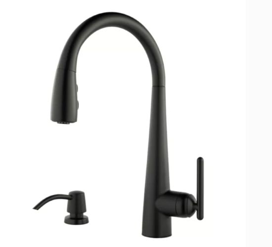 Picture of GT529SMB LLC LITA PD KITCH FAUCET MA/BLK